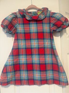 Girls’ Classic Whimsy Back to School Plaid Dress, Size 4T